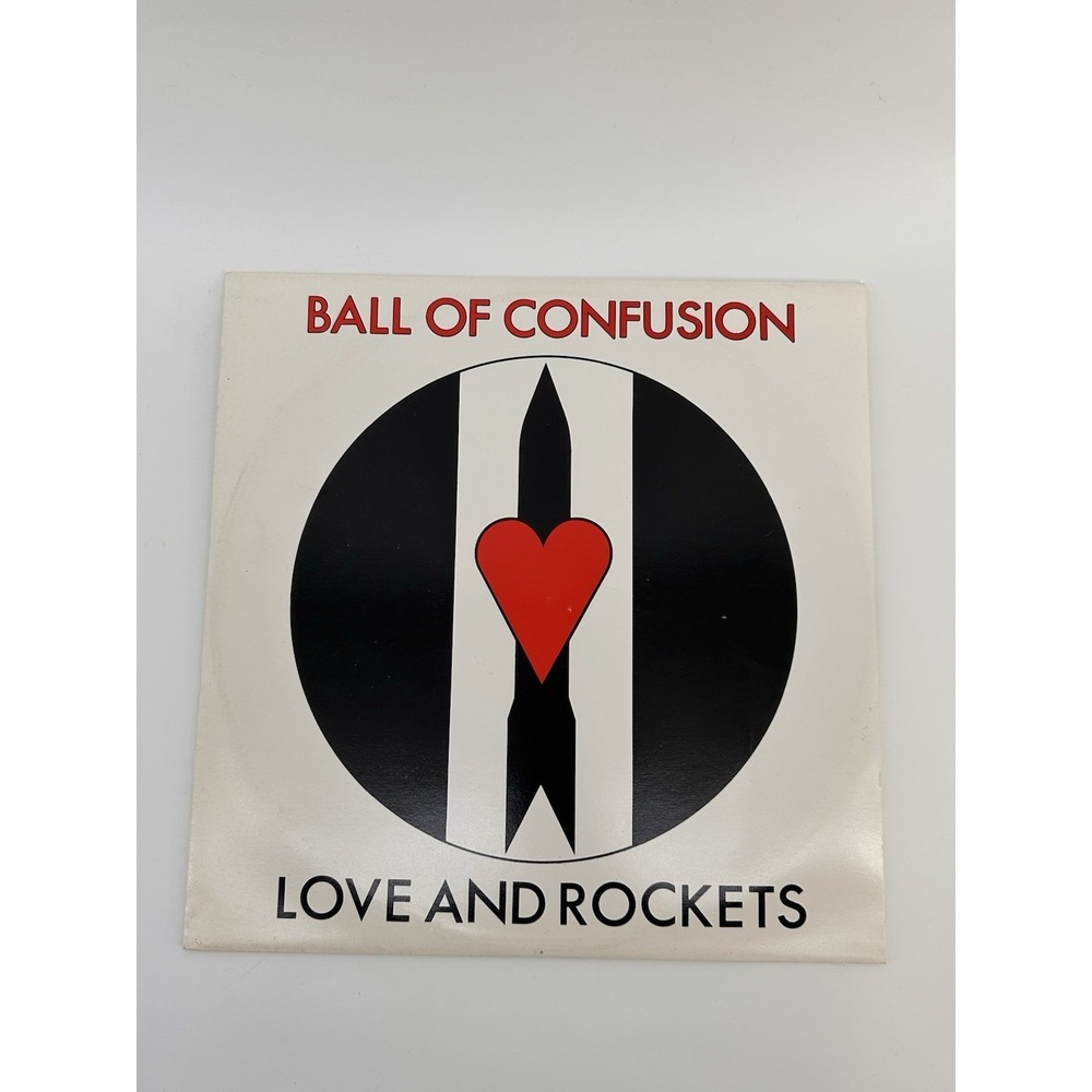 LOVE AND ROCKETS 1985 Ball of Confusion 12" Single UK Goth Punk Vinyl Bauhaus